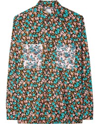 Paul Smith Rizo Floral Panelled Shirt
