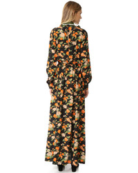 MSGM Floral Maxi Dress