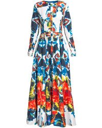 Ksenia Schnaider Maxi Cotton Print01 Dress