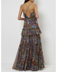Needle & Thread Multi Flowerbed Maxi Dress