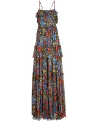 Needle & Thread Multi Flowerbed Maxi Dress
