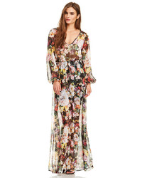 Jocelyn Show Me Your Mumu Floral Maxi Dress In Multi Colored S