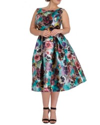 Chi Chi London Curve Floral Midi Dress, $99, Dorothy Perkins
