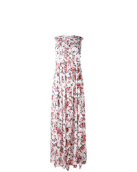 MSGM Floral Print Ruffled Dress