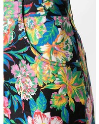 MSGM Flower Print Mini Skirt