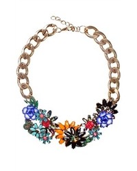 Ily Couture Sample Bold Flower Statet Necklace
