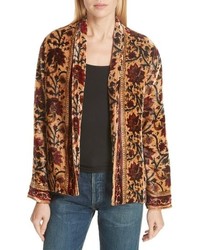 Multi colored Floral Open Jacket