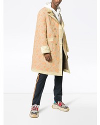 Gucci Floral Print Quilted Coat