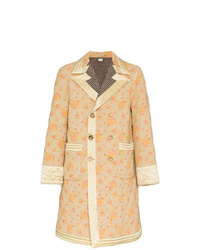 Gucci Floral Print Quilted Coat