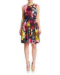 Taylor Floral Fit And Flare Dress