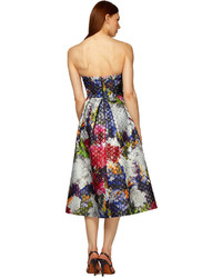 Nox Anabel Floral Print Sleeveless Long Dress With Cut Out Open Back 8290