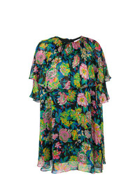 MSGM Floral Print Mini Dress