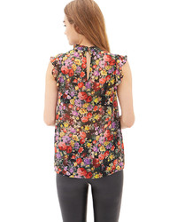 Forever 21 Ruffled Floral Blouse