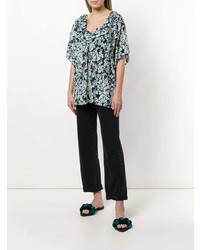 See by Chloe See By Chlo Ruffled Floral Print Blouse