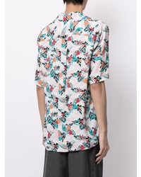 Sulvam Floral Print Hawaiian Shirt