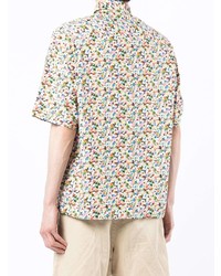 Paul Smith Floral Print Short Sleeved Shirt