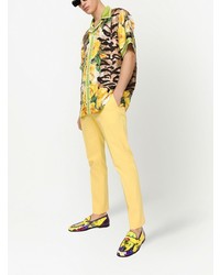 Dolce & Gabbana Floral Tiger Print Shirt