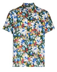 YMC Malick Floral Print Shirt