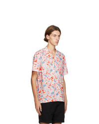 Bather Orange Flowers Camp Shirt