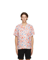 Bather Orange Flowers Camp Shirt