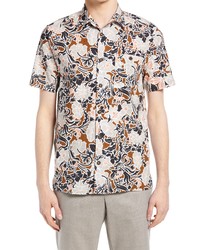 Ted Baker London Sitcom Floral Short Sleeve Button Up Shirt