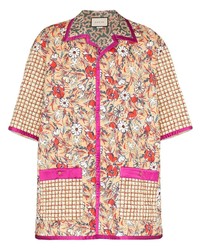 Gucci Springtime Floral Print Shirt