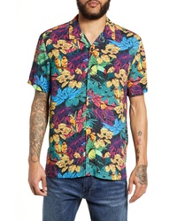 Topman Tropical Birds Classic Fit Shirt