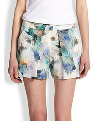 Rebecca Taylor Enchanted Floral Shorts