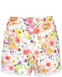 MSGM Floral Shorts