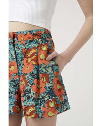 Topshop Skirted Floral Print Shorts