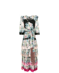 Dolce & Gabbana Floral Print Ruffle Dress