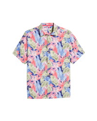Tommy Bahama Ibiza Beach Club Short Sleeve Silk Button Up Camp Shirt