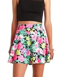Forever 21 Pleated Floral Skater Skirt | Where to buy & how to