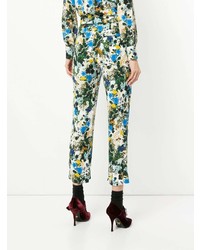 Erdem Floral Print Cropped Trousers