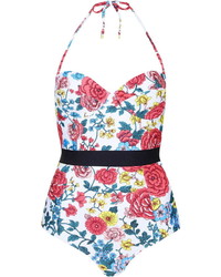 Topshop Pop Floral Swimsuit