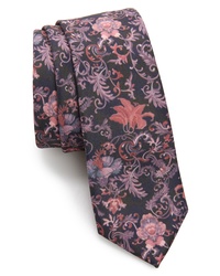 Topman Clarke Floral Print Tie