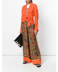 I'M Isola Marras Floral Print Palazzo Trousers