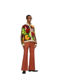 Gucci Multicolor Velvet Floral Jacket