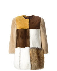 Liska Fur Squares Coat