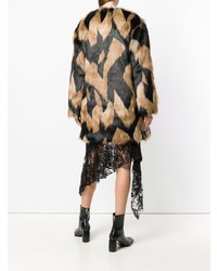 Givenchy Spotted Furry Coat