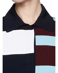 Stella McCartney Multi Stripe Knit Polo Pullover