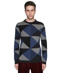 Giorgio Armani Silk Mohair Blend Knit Sweater