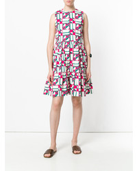 La Doublej Geometric Print Dress