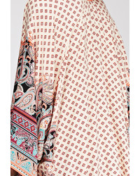 Forever 21 Abstract Print Embroidered Kimono