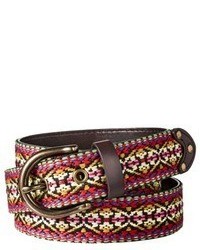 Mossimo Supply Co Tribal Pattern Belt Red Tan Supply Co