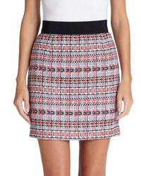 Multi colored Geometric Mini Skirt
