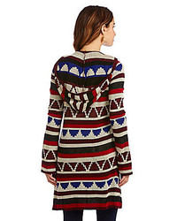 Copper Key Tribal Geo Duster Cardigan Sweater