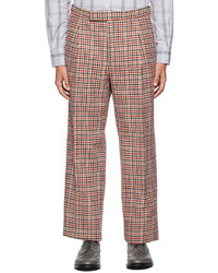 Thom Browne Beige Tweed Single Pleat Trousers