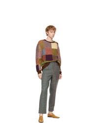 Bode Multicolor Duotone Scot Trousers