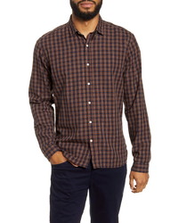 Oliver Spencer Clerkenwell Slim Fit Check Button Up Shirt